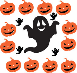 halloween seamless background