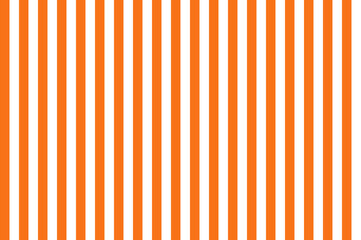 Obraz premium Pumpkin Orange color and white color background with lines. traditional vertical striped background texture.