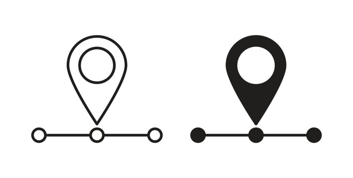 Halfway icon Isolated flat vector in outline collection on white background