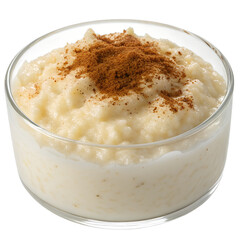 Rice Pudding on transparent background
