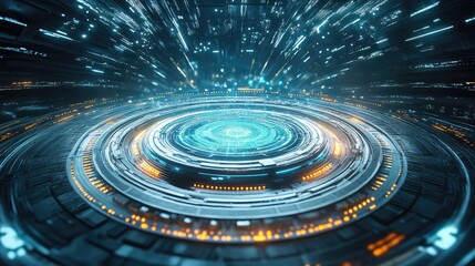 Digital data processing in quantum computing core