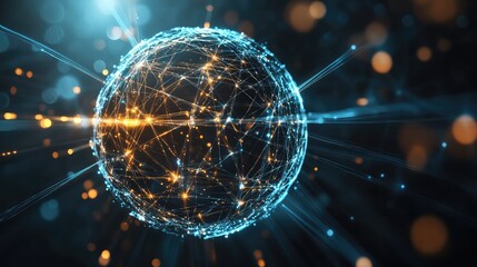 Global network grid sending and receiving data