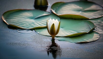 Budding Water Lily