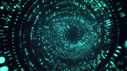 Digital data network tunnel transferring information bytes