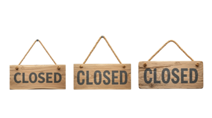 "CLOSED" sign png