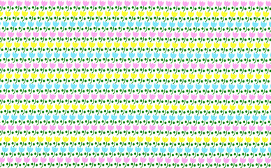 かわいいチューリップのシンプルなシームレスな背景イラスト_斜め配置_パステルカラー