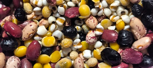 Grains are natural vitamins. Background.