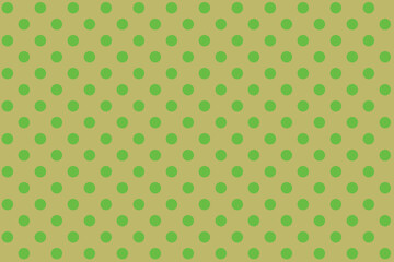 abstract Green colour polka dots on Dark Khaki colour background pattern design.
