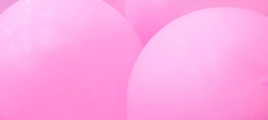 Bright pink balloons for the background