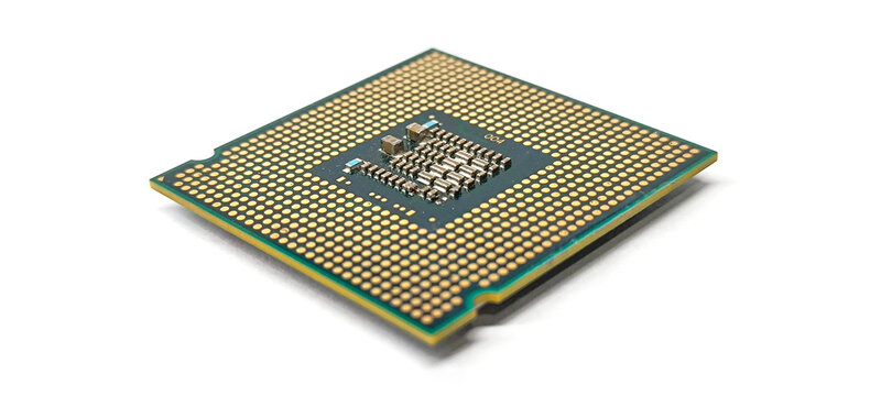 CPU on white background. Technology advancement concept. - Powered by Adobe