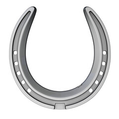 horseshoe isolated on white