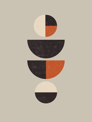 Modern minimalist design with a soft boho touch, perfect for wall decor or interior display. Available in JPG format.	
