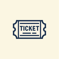 flat style pink list ticket icon