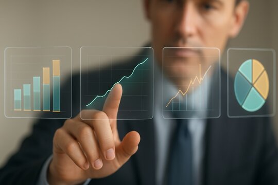 Data analysis with digital interface