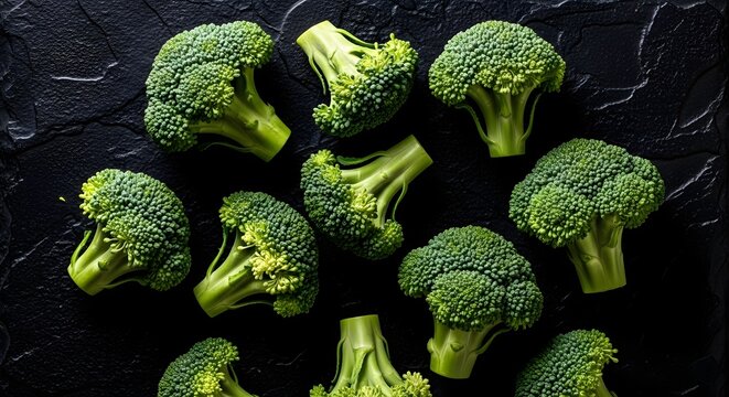 broccoli on the table