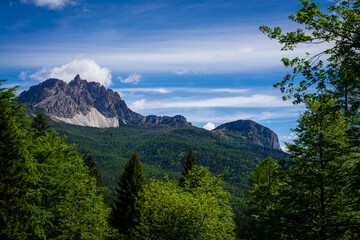Obraz premium mountain landscape with blue sky