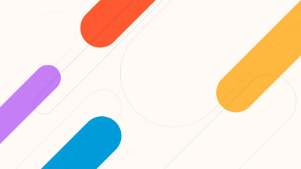 ILLUSTRATION ABSTRACT BACKGROUND SMOOTH COLORFUL DESIGN WITH DIAGONAL GEOMETRIC SHAPES VECTOR TEMPLATE GOOD FOR MODERN WEBSITE, WALLPAPER, COVER DESIGN 