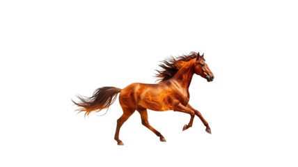 Brown horse running png