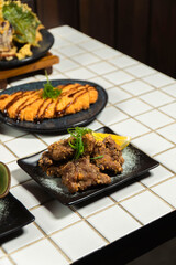 Japanese food, fried food, golden brown, Savory