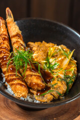 Japanese food, donburi, rice, delicious, fried, asian food