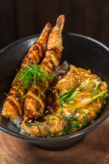 Japanese food, donburi, rice, delicious, fried, asian food