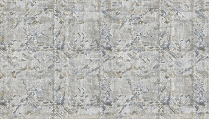 Naklejka premium Seamless flat abstract texture created from meticulously scanned sections of aged, woven linen with a distressed grid pattern.