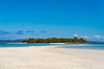 Tropical sandbar at Nosy Iranja