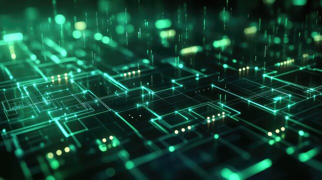 Digital circuit board connection sending data across network