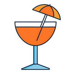 cocktail with umbrella
