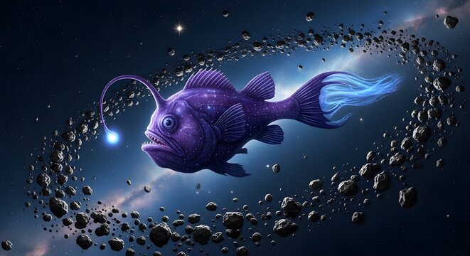 fish in space