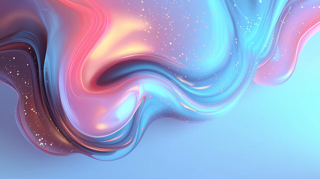 colorful blob gradient abstract