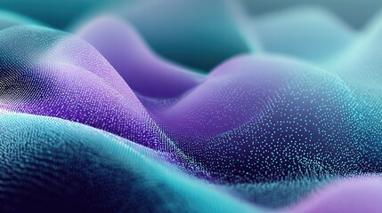 Digital data network connecting waves particle technology