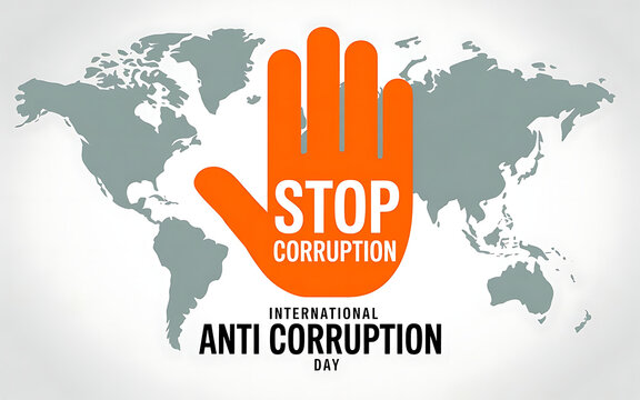 Stop Corruption and International Anti-Corruption Illustration Pro Vector