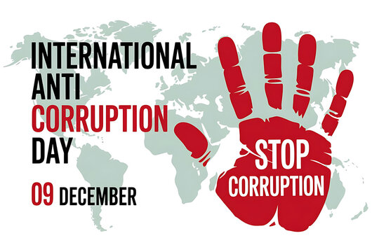 Stop Corruption and International Anti-Corruption Illustration Pro Vector