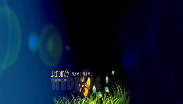 Nature-Inspired Wedding Invitation Template with Floral Accents