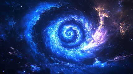 Stunning cosmic swirl and vibrant nebula formations offer a breathtaking glimpse into deep space wonders