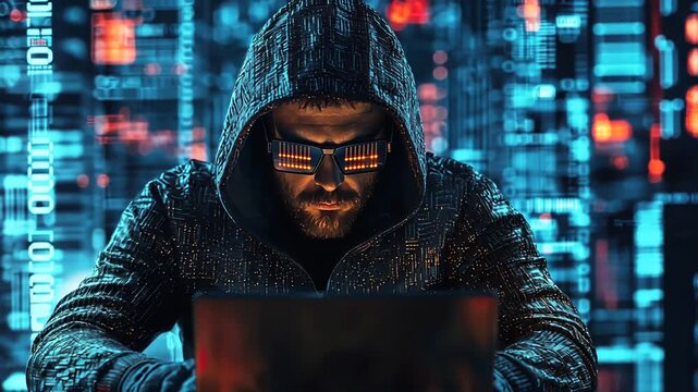 cybersecurity system control room video