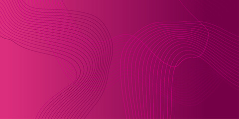 Modern hexagon lines on light mesh red an pink background. Simple and modern concept abstract background. Geometric stripe line art design for poster, brochure, cover, website, header, web banner .