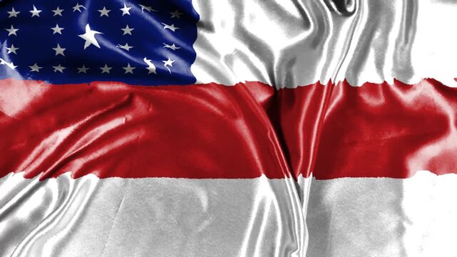 Amazonas - Waving Flag Video Background - Brazil State