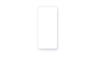 Smartphone with blank screen