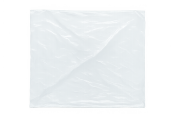 Transparent plastic sheet texture with wrinkles and creases, cellophane overlay effect, clear packaging material background