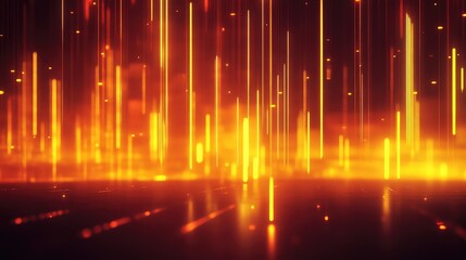 Digital data stream transferring information on a reflective surface