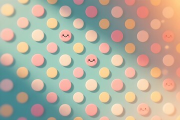 seamless polka dots pattern