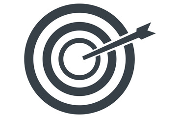 dart hitting target vector.eps