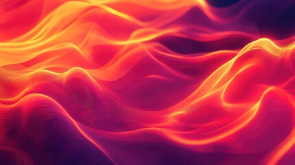 Obraz premium Abstract glowing lines creating energy flow surface