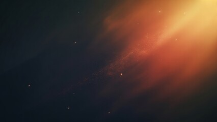 Dramatic nebula background with vibrant orange light and sparkling dust, perfect for sci-fi games or inspiring space exploration visuals, creating a sense of wonder and cosmic beauty