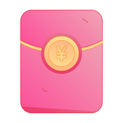 Mobile Payment Digital Currency Red Packet Credit Card Finance Economy Gradient Flat Vector Illustration Wealth Management Asset
