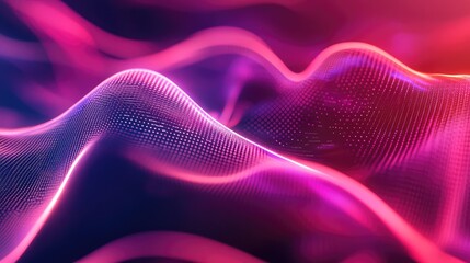 Digital wave background representing data flow and technology