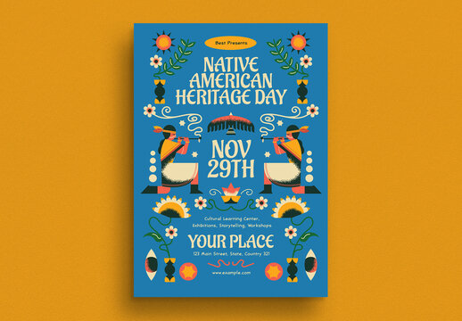 Native American Heritage Day Flyer
