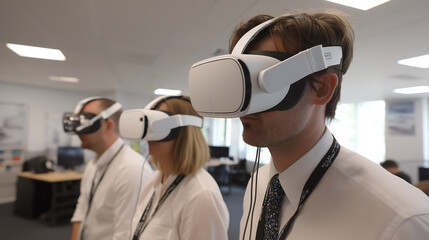 Virtual reality vr headset technology innovation business experience